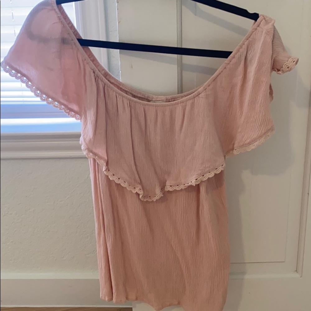 Light pink top
